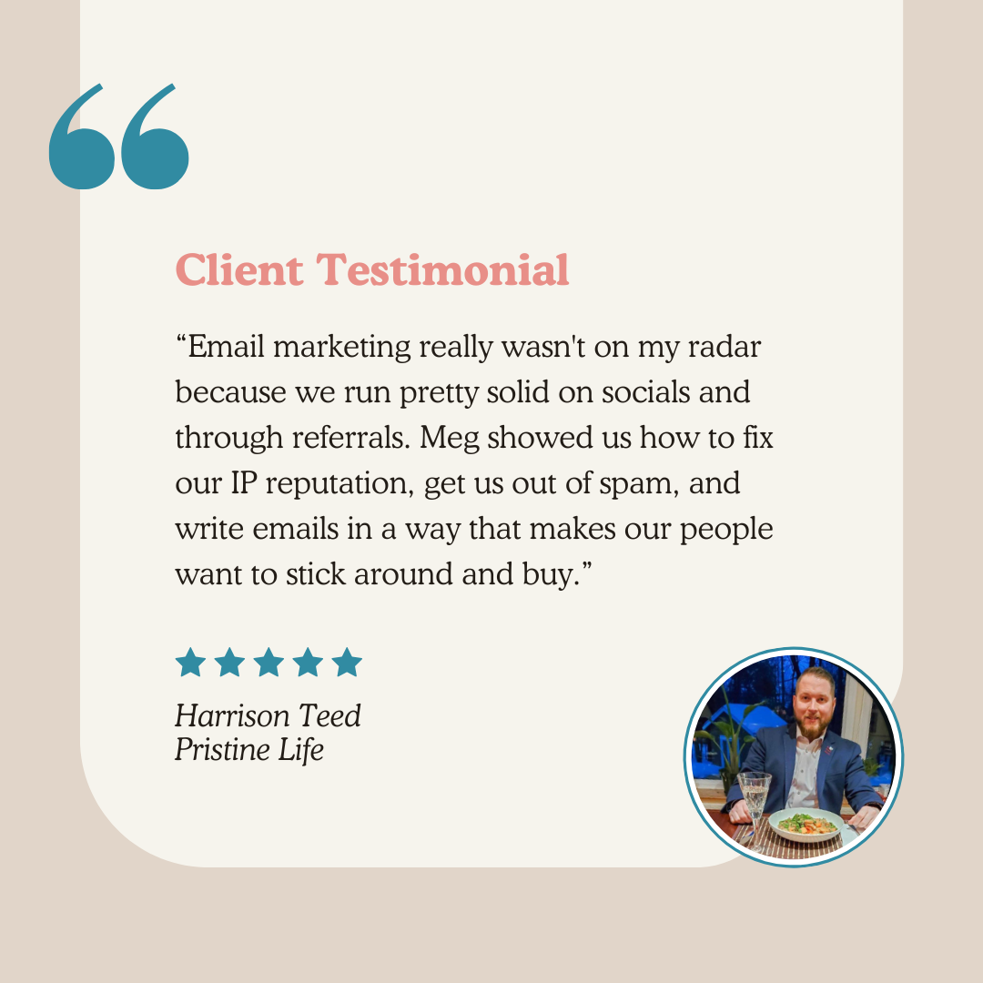 Client testimonial from Harrison
