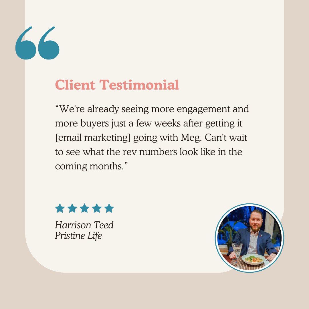 Client testimonial from Harrison